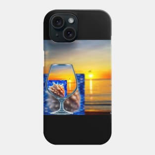 Glassy Beach Sunset Phone Case