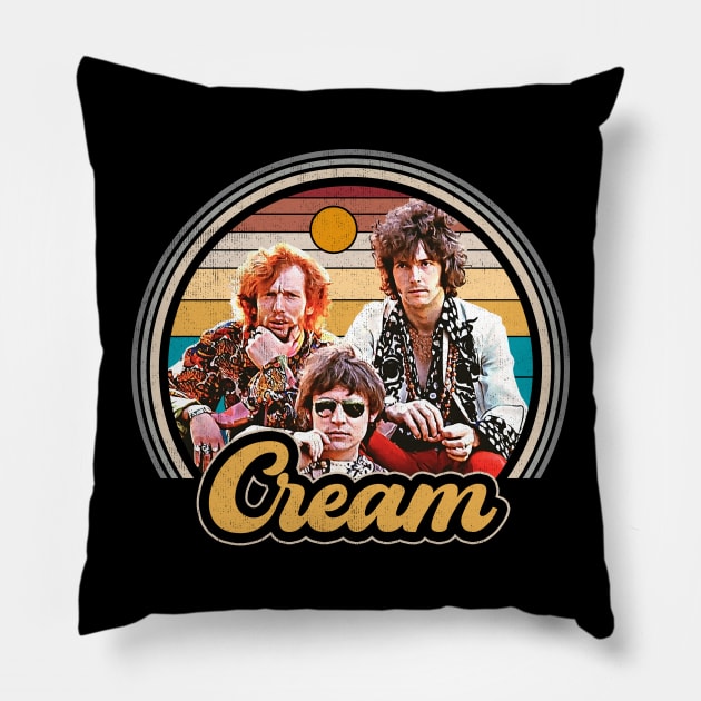 American Love Cream 80s 90s Fan Gifts Pillow by BarryBridgesScene