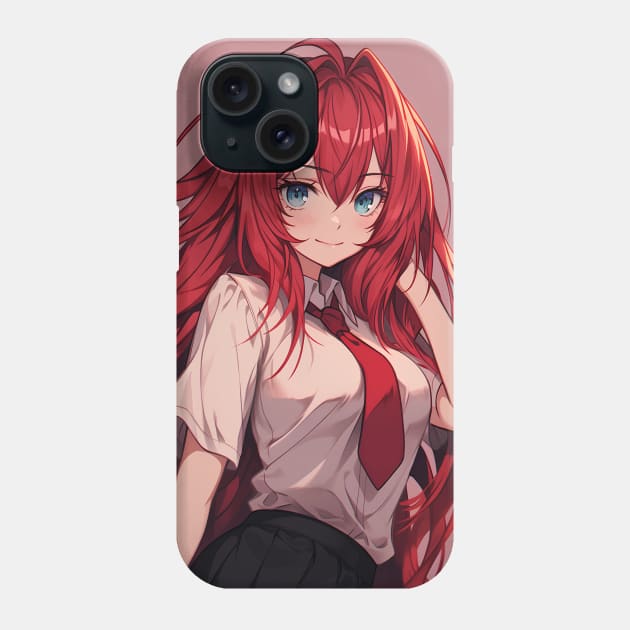 cute rias Phone Case by WabiSabi Wonders