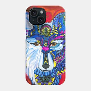 A friendly wolf Phone Case