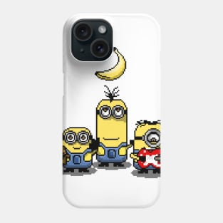 8-bit-minions Phone Case