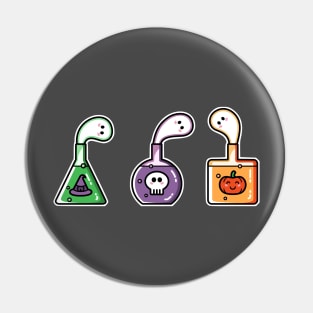 Cute Halloween Ghost Potions Pin