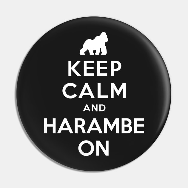 KEEP CALM AND HARAMBE ON Pin by dwayneleandro