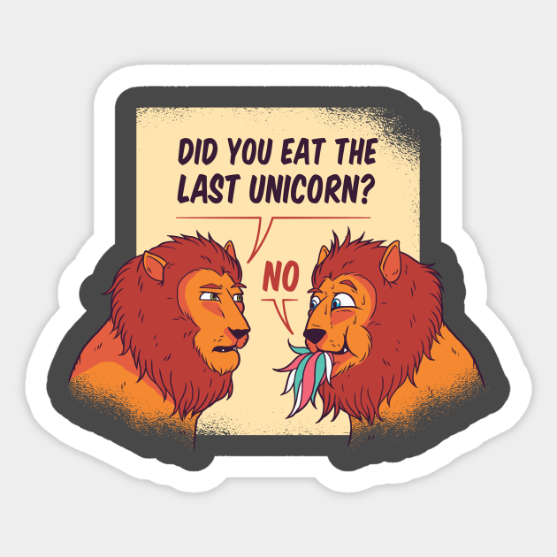 Funny lions Design - Funny Lion - Sticker | TeePublic Funny lions Design - Funny Lion - Sticker | TeePublic