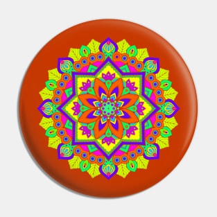 Mandala Art Pin