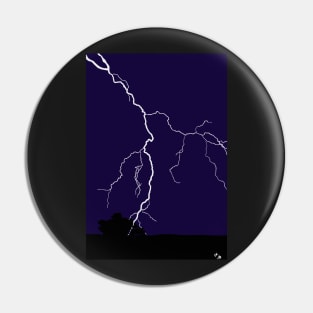 Lightning storm Pin