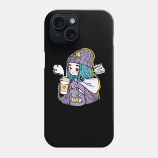 Coffee Break by Jellyb Phone Case