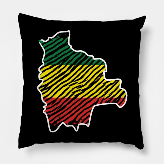 Bolivia South America Tshirt Pillow by thefriendlyone