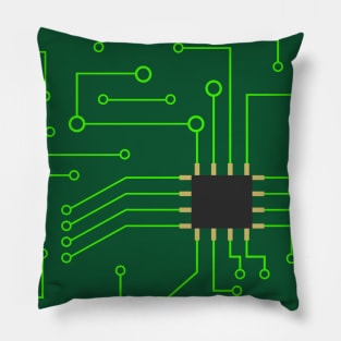 Microchip Digital Art, PCB Pillow