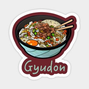 Gyudon (Japanese beef rick bowl) Magnet