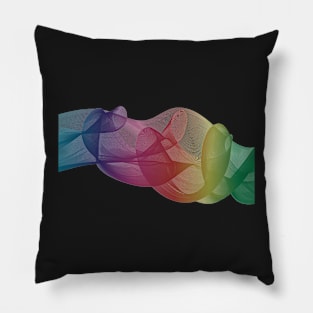 Multi-Color Ribbon Pillow