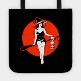 Broom Rider Witch Tote