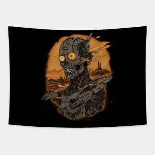 Artificial Intelligence AI Singularity Cyborg Robot Tapestry