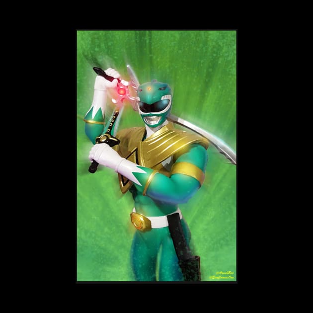 Dragon Ranger / Green Ranger by EvoComicsInc