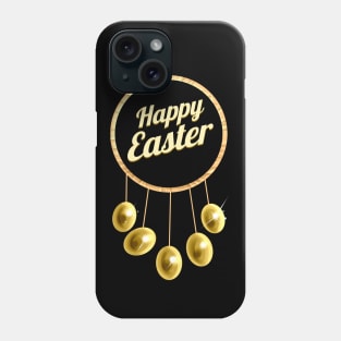 Dreamcatcher Wreath Decoration Golden Eggs For Easter Phone Case