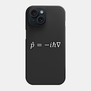 Momentum Operator Of Quantum Mechanics - Physics And Science Phone Case