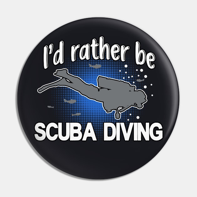 Scuba Diving Diver Gifts Pin by Foxxy Merch