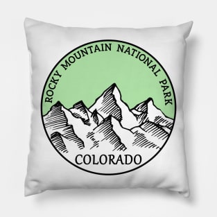 Rocky Mountain National Park Colorado Pillow