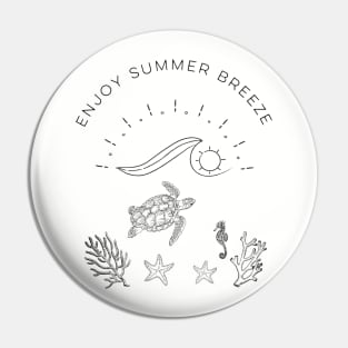 Enjoy Summer Breeze Pin