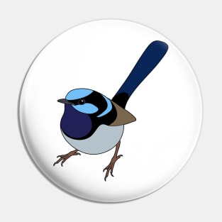 Superb Fairy Wren Pin