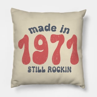 Made in 1971 still rocking vintage numbers Pillow