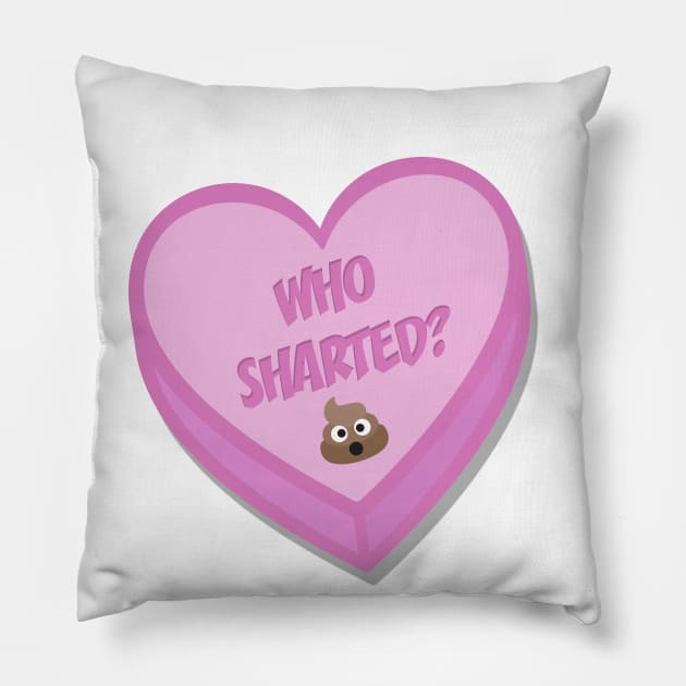 Who Sharted? Pillow by SandroAbate