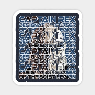 CT-7567 CAPTAIN REX OF THE 501st Magnet