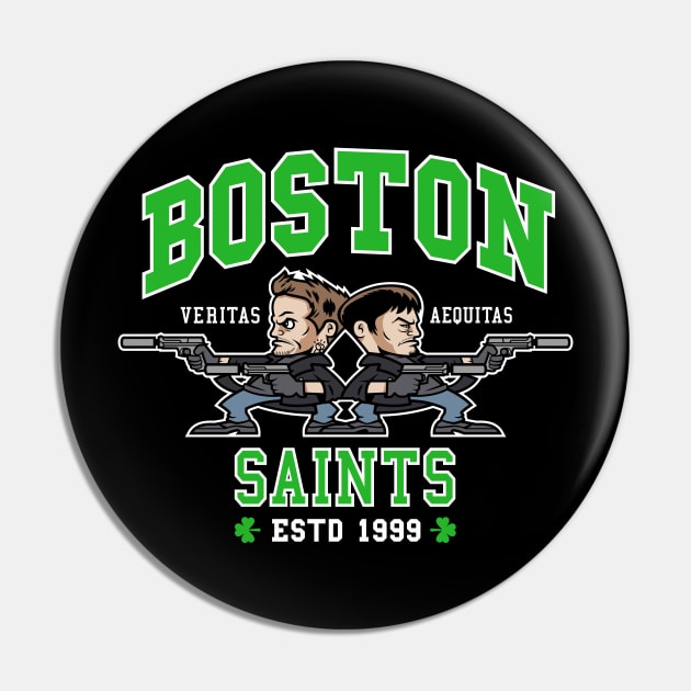 Boston Saints Pin by GoodIdeaRyan