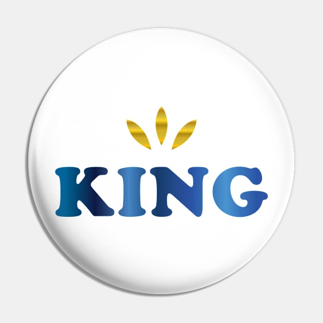 King & Queen TeeShirts Pin by EveryDay Graphic Tees