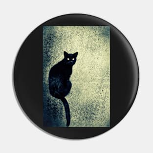 Black cat Pin