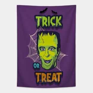 Frankenstein say Trick or Treat Tapestry