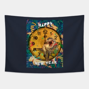 Jurassic New Year's Eve Tapestry