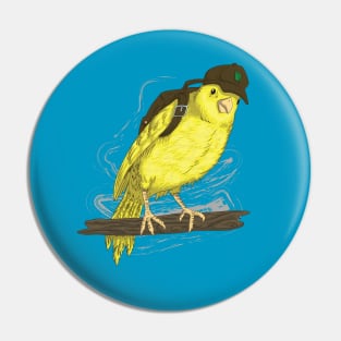 backpacker canary Pin