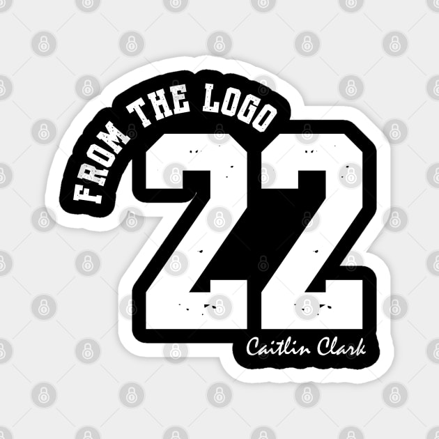 From The Logo 22 Caitlin Clark Magnet by Palette Harbor