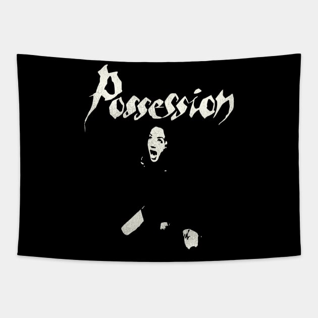 Possession Cult Horror Movie Classic Tapestry by darklordpug