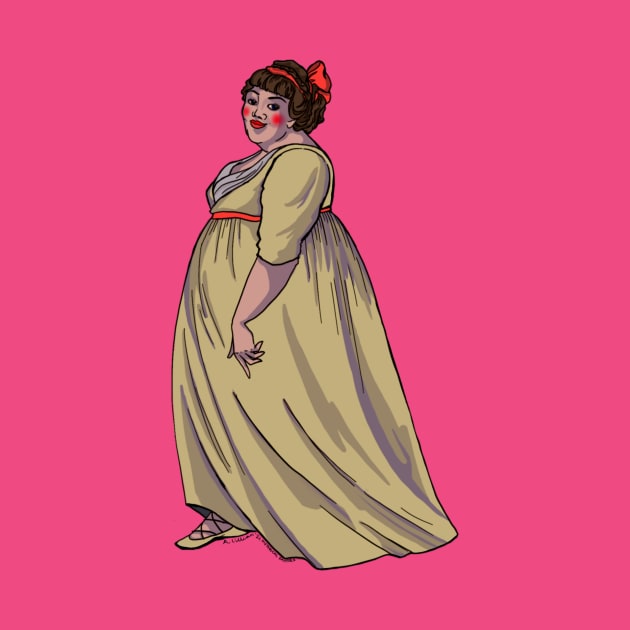 1800s Historical Fatty- no background! by Historical Fatshion