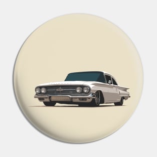 1960 Chevy Impala - stylized Pin