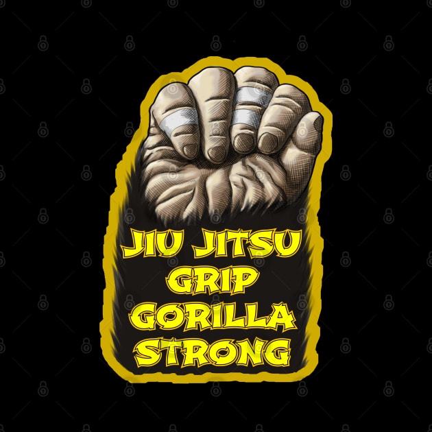 Jiu Jitsu grip Gorilla Strong - killer grip by undersideland