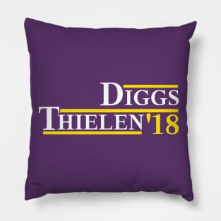 Diggs & Thielen 2018 (White Letters) Pillow