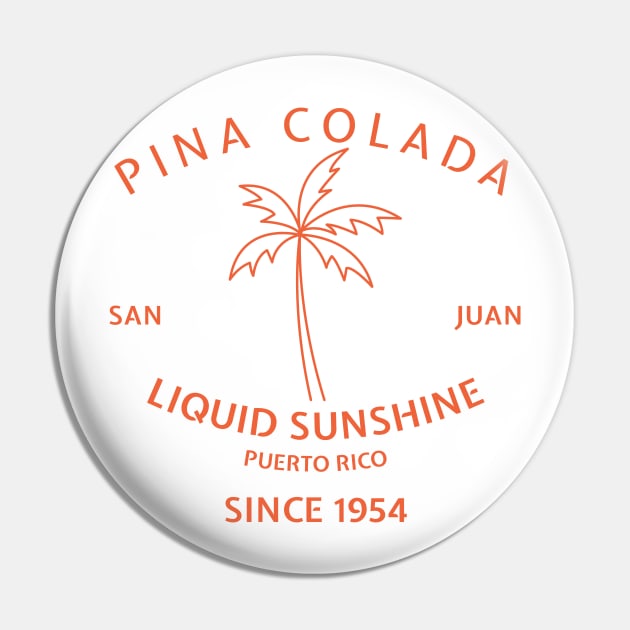 Pina Colada - 1954 - Liquid sunshine Pin by All About Nerds