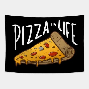 Pizza is life Tapestry