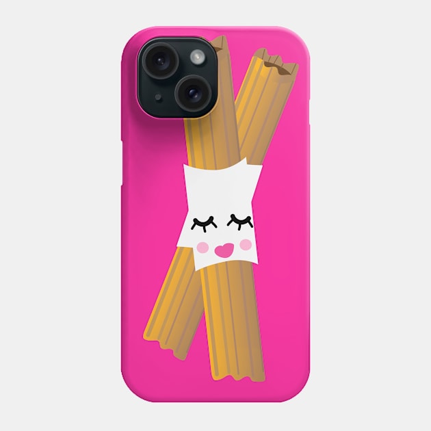 Kawaii Churro Phone Case by Funpossible15