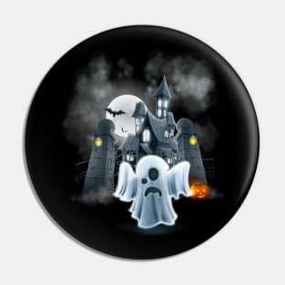 Ghost Halloween Pin