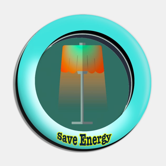 Save Energy Pin by Small Gallery