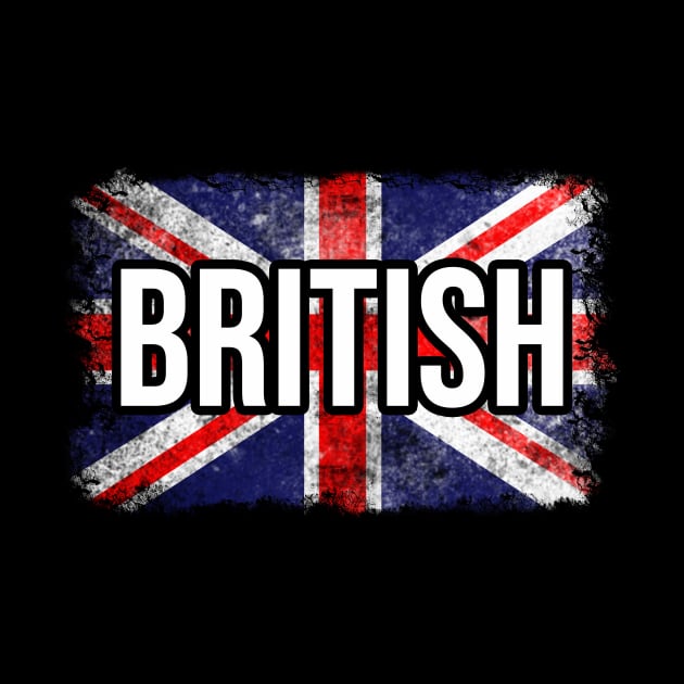 Cool British Flag. Proud Union Jack Flag. English Teacher by Jakavonis