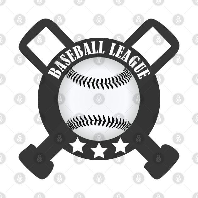 BASEBALL LEAGUE by Tees4Chill