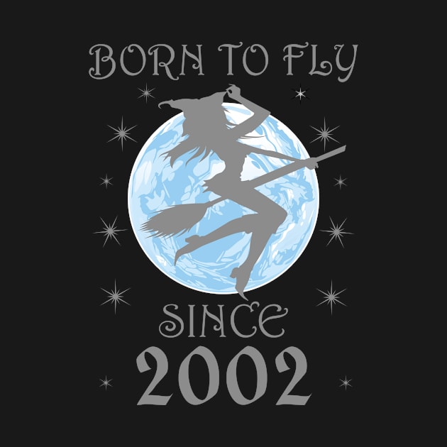 BORN TO FLY SINCE 1936 WITCHCRAFT T-SHIRT | WICCA BIRTHDAY WITCH GIFT by Chameleon Living