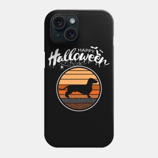 Funny Happy Halloween Beautiful Dachshund Men Women Kid Gift Phone Case