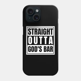 Straight Outta God's Bar Supernatural God Is Chuck Word of God Metatron Typewriter Writing Phone Case