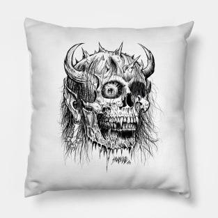 Demon Skull Pillow